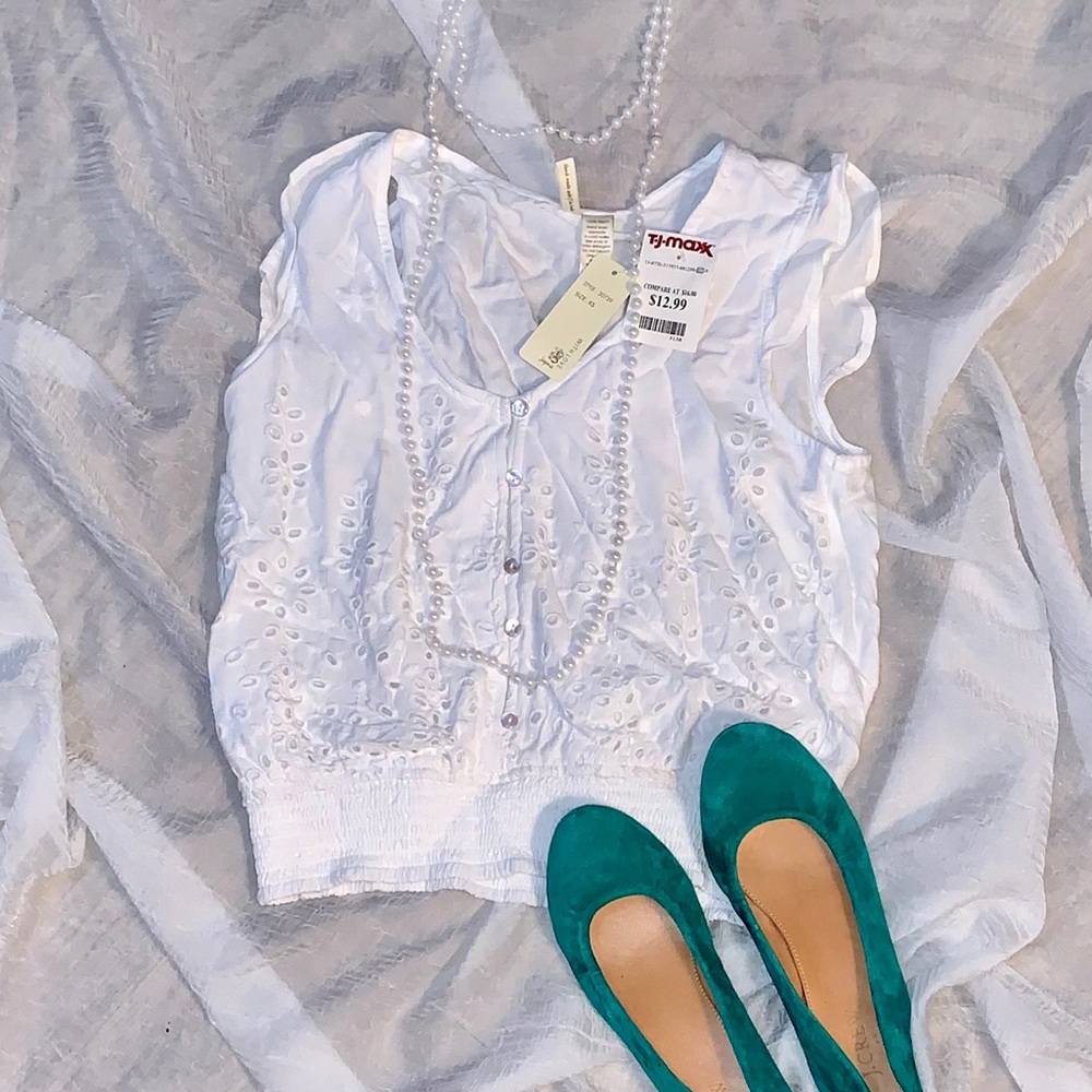 Japna White Lace Top